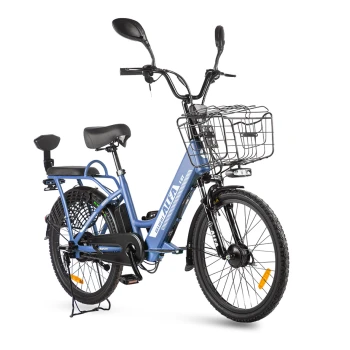 Электровелосипед Green City Gelbert ALFA 1 ST / Eltreco Alfa New Темно-синий