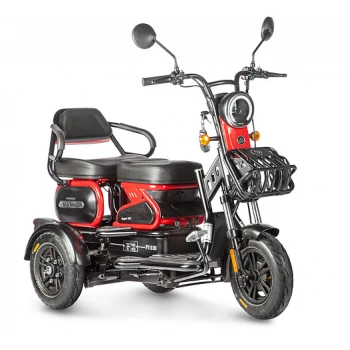 Электротрицикл Wanshida HOT HATCH 60V 650Вт Черно-красный